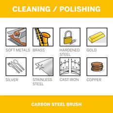 Dremel 2pk Carbon Steel 3.2mm Shank 3.2 Mm Dia Brush, , scaau_hi-res