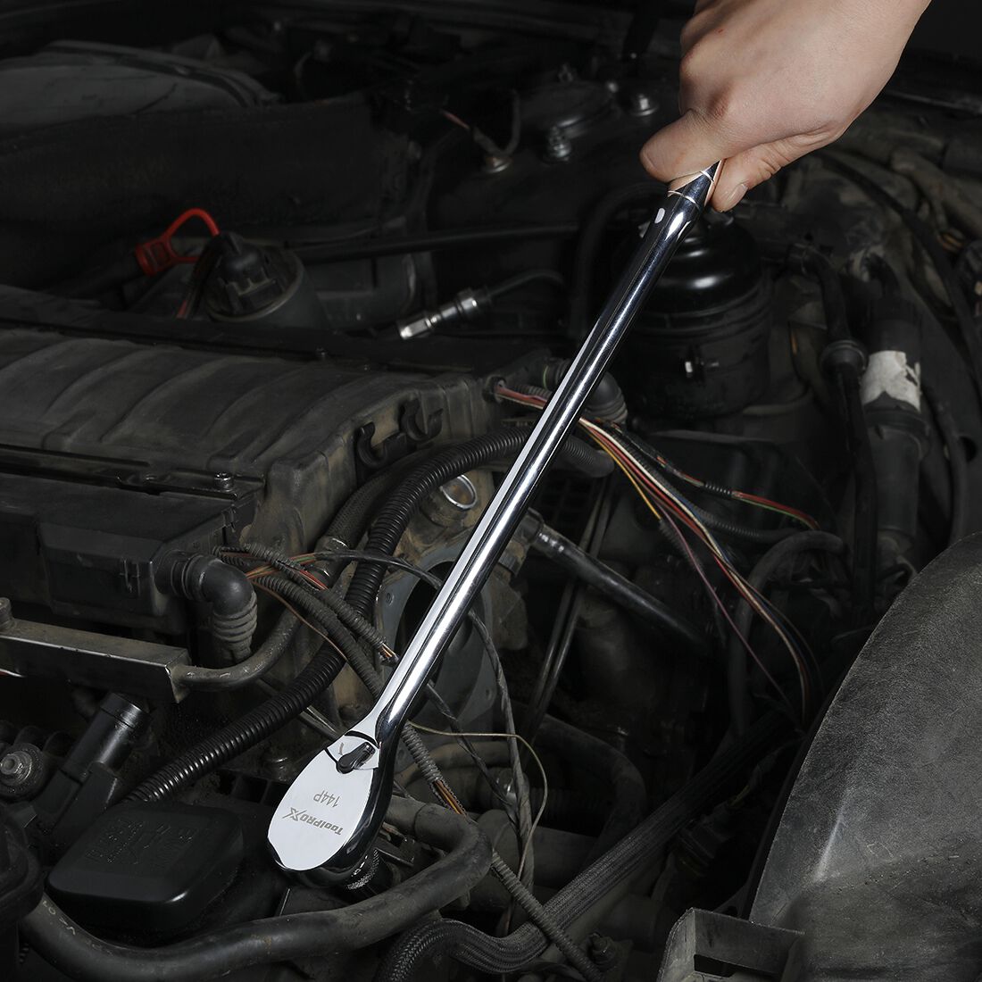 ToolPRO-X 144 Position Ratchet Long Handle 3 Piece Set, , scaau_hi-res