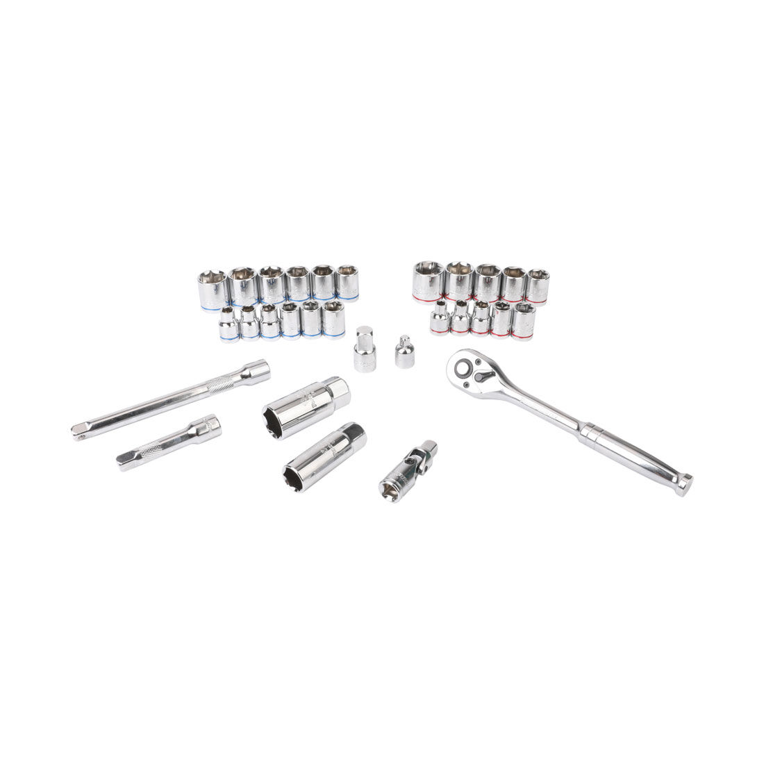 ToolPRO Socket Set 3/8" Drive Metric/SAE 30 Piece, , scaau_hi-res