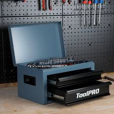 ToolPRO 15" Heavy Duty Mini Tool Chest Army Grey, , scaau_hi-res
