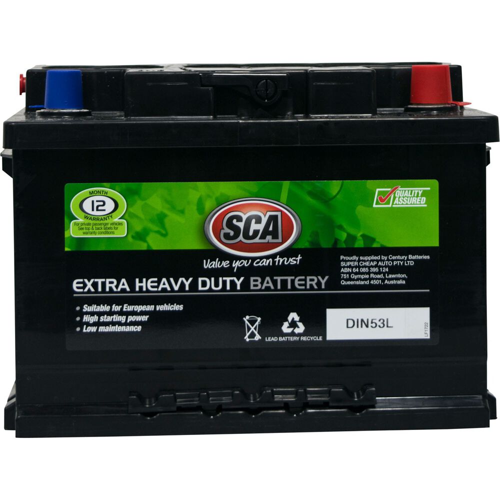 Car Battery DIN53L, 450 CCA Supercheap Auto