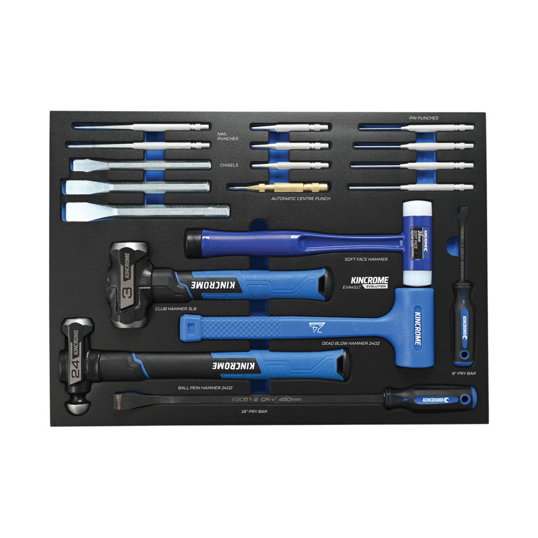 Kincrome EVOLUTION Chest Tool Kit 257 Piece 7 Drawer 26", , scaau_hi-res