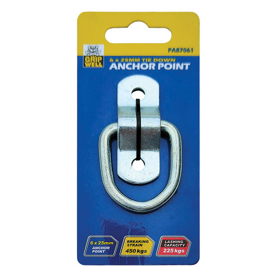 Gripwell Anchor Point 6mm x 25mm, , scaau_hi-res