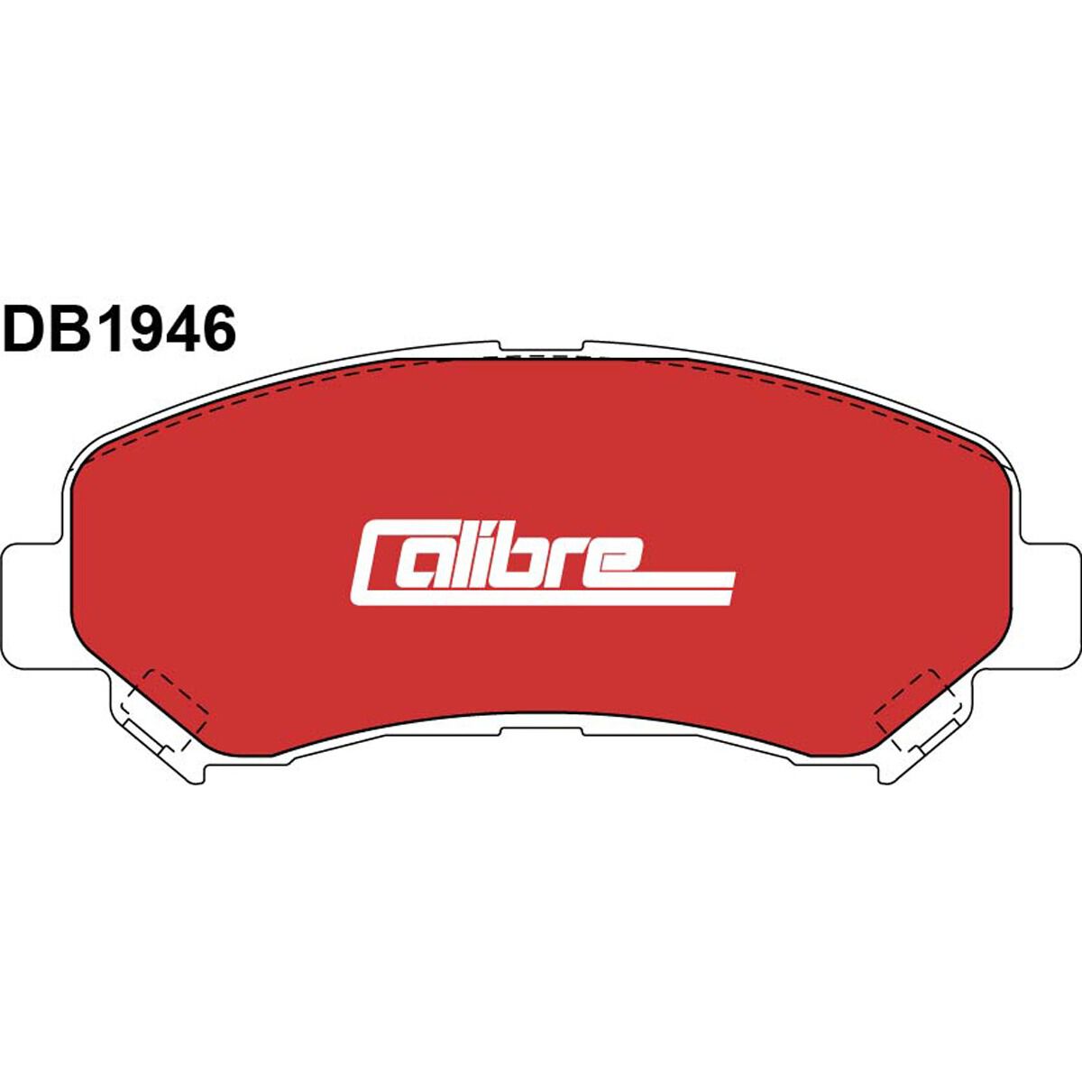 Calibre Disc Brake Pads DB1946CAL, , scaau_hi-res