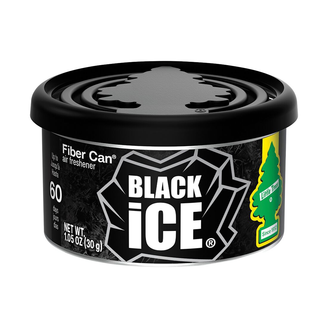 Little Trees Air Freshener Can Black Ice 30g, , scaau_hi-res