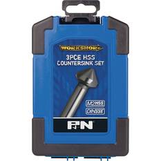 P&N Workshop Countersink Set HSS 3 Piece, , scaau_hi-res