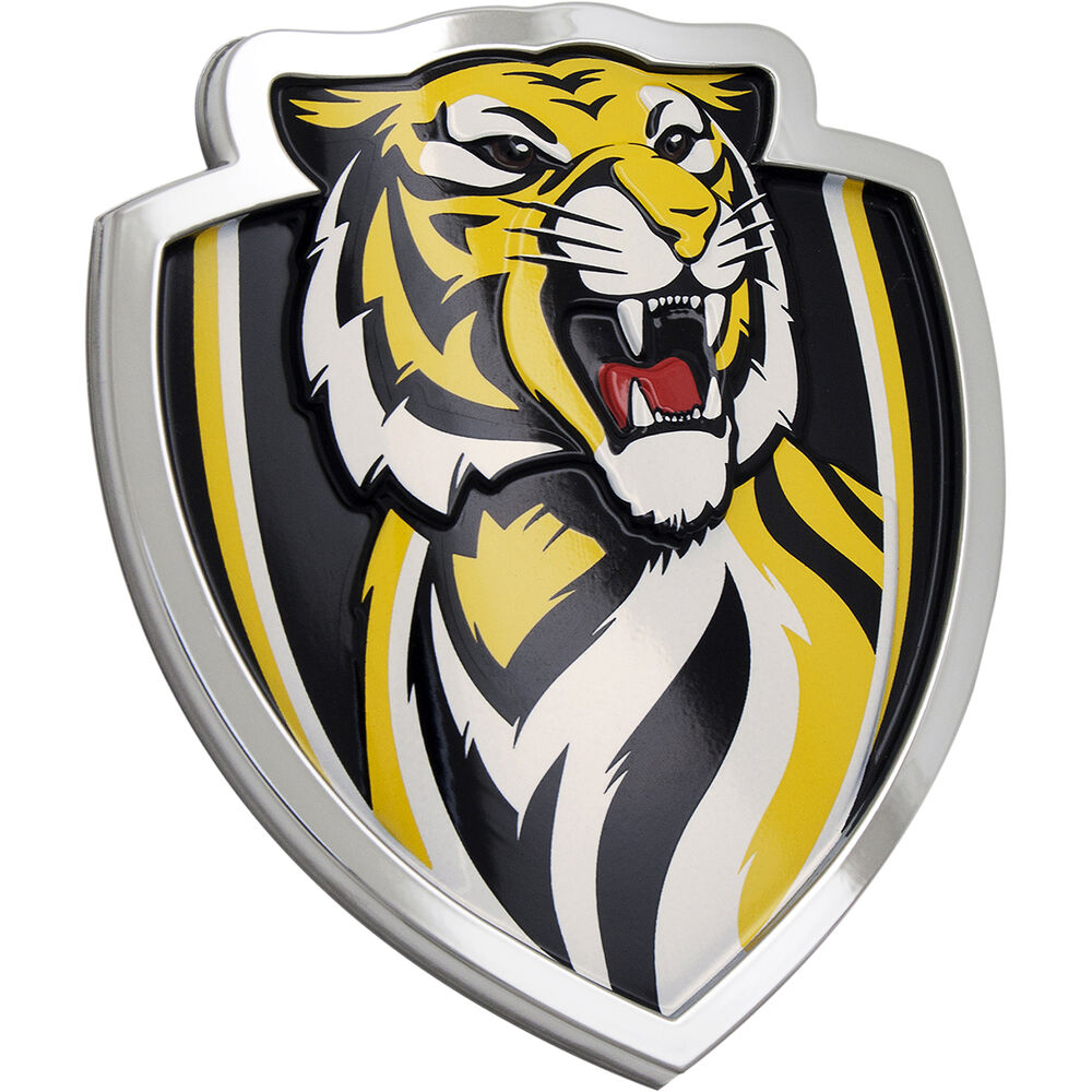 Richmond AFL Supporter Logo 3D Chrome Finish Supercheap Auto