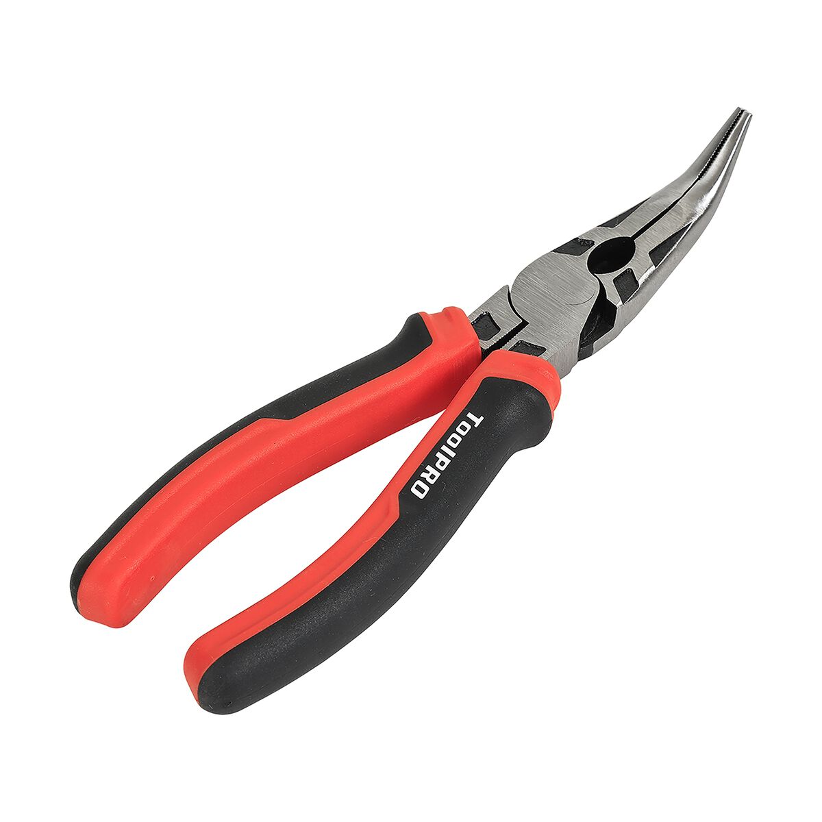 ToolPRO Long Nose Pliers Bent 200mm, , scaau_hi-res