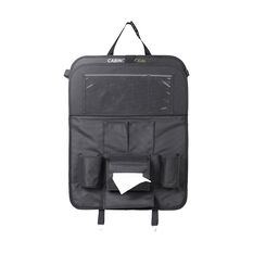 Cabin Crew Kids Back Seat Organiser with Tray Black, , scaau_hi-res