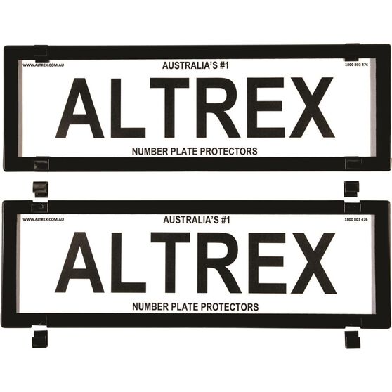 Altrex Number Plate Protector 5 Figure Slimline Clear 5VSNL Supercheap Auto
