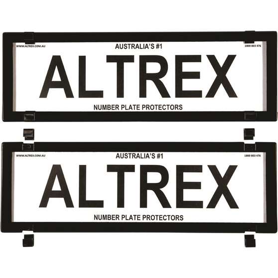 Altrex Number Plate Protector - 5 Figure Slimline Clear 5VSNL, , scaau_hi-res