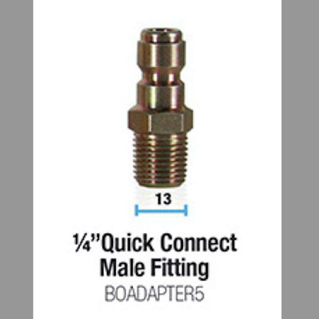 Bowden's Own Snow Cannon Adaptor - 1/4" Quick Connect, BOADAPTER5, , scaau_hi-res