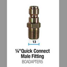 Bowden's Own Snow Cannon Adaptor - 1/4" Quick Connect, BOADAPTER5, , scaau_hi-res