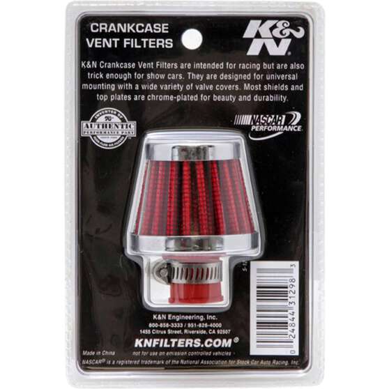 K&N Vent/Breather Air Filter - 62-1600RD, , scaau_hi-res