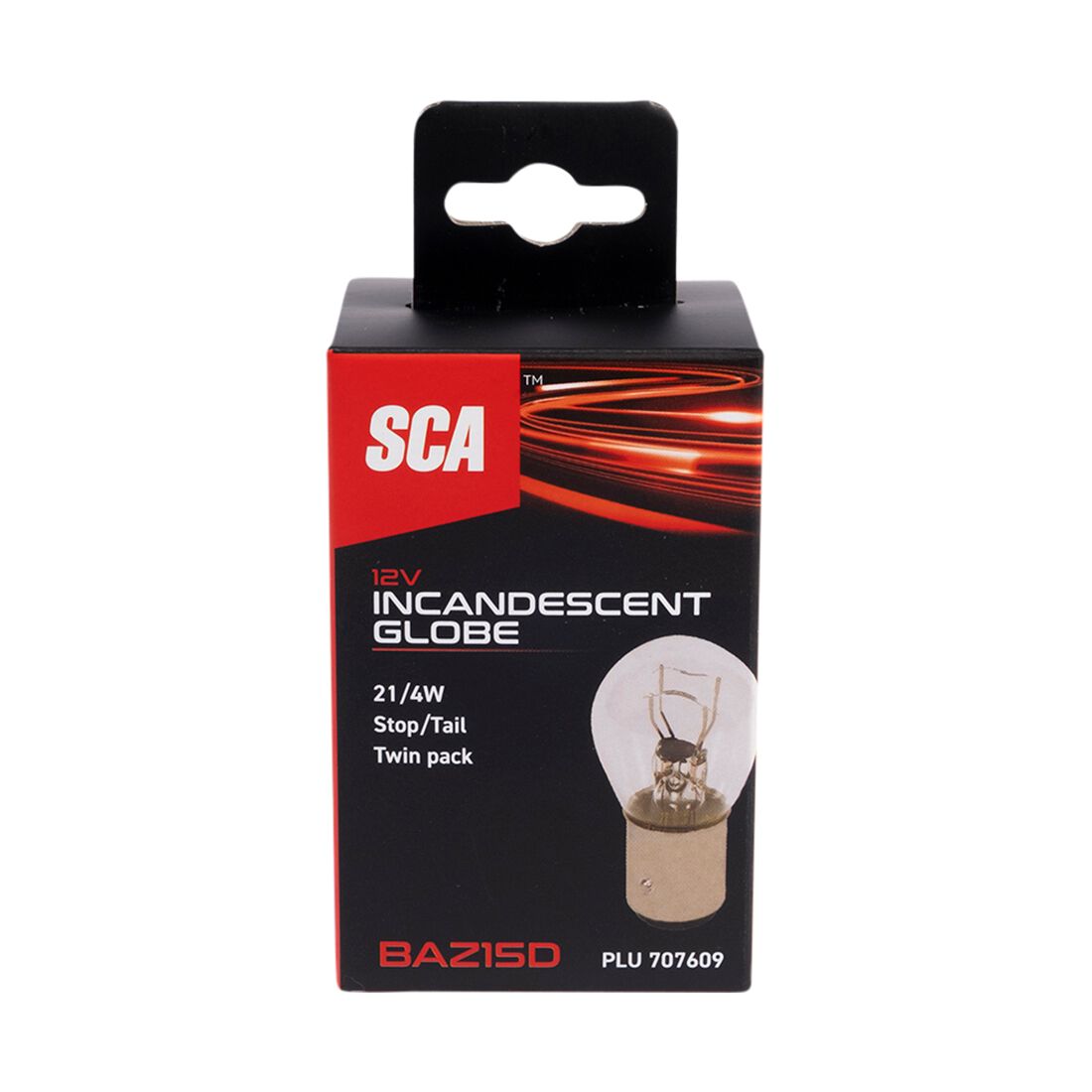 SCA Incandescent Globe - P21 12V 21/4W - 2 Pack, , scaau_hi-res