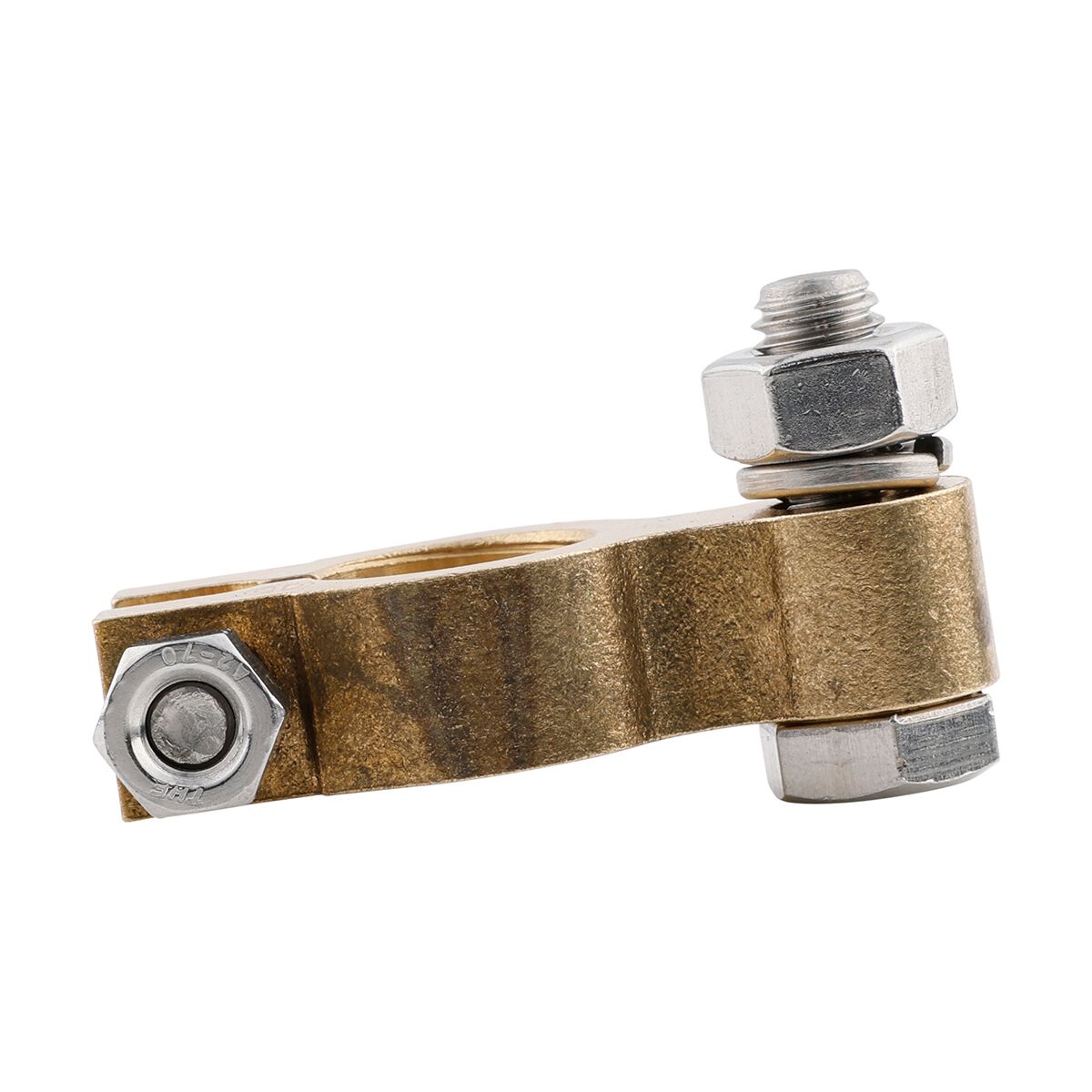 Century Battery Terminal, Forged Brass, Bolt Type - Negative, , scaau_hi-res