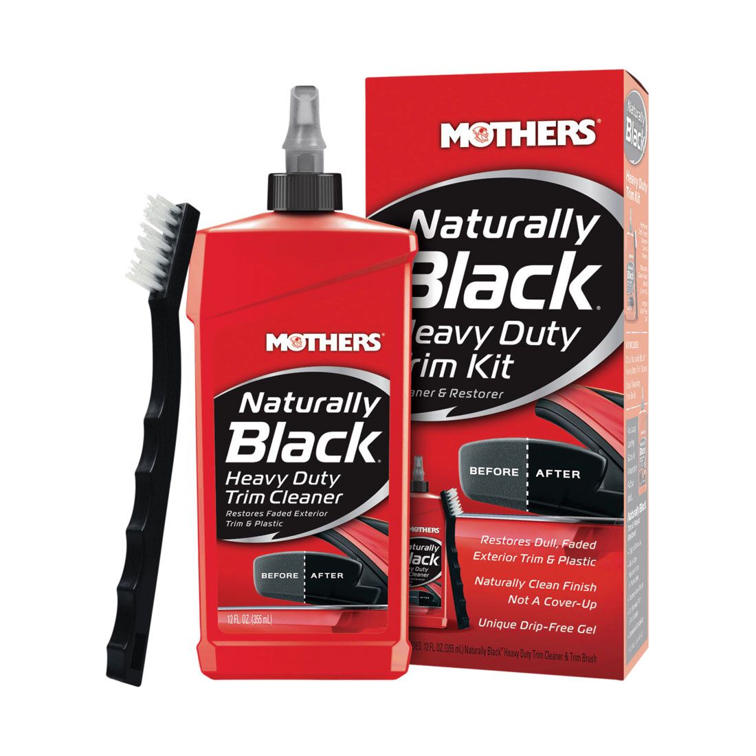 Mothers Naturally Black Heavy Duty Trim Cleaner Kit, , scaau_hi-res