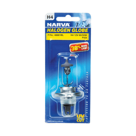 Narva Headlight Globe - H4, 12V 60/55W, 48881BL, , scaau_hi-res