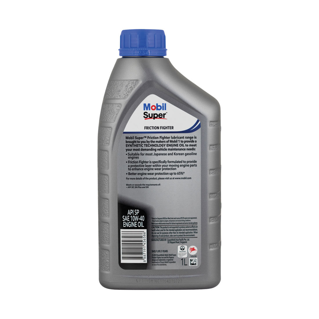 Mobil Friction Fighter Semi Synthetic Engine Oil 10W-40 1L, , scaau_hi-res