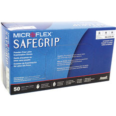 MICROFLEX Safegrip PF Latex Gloves 50 pack Medium, , scaau_hi-res