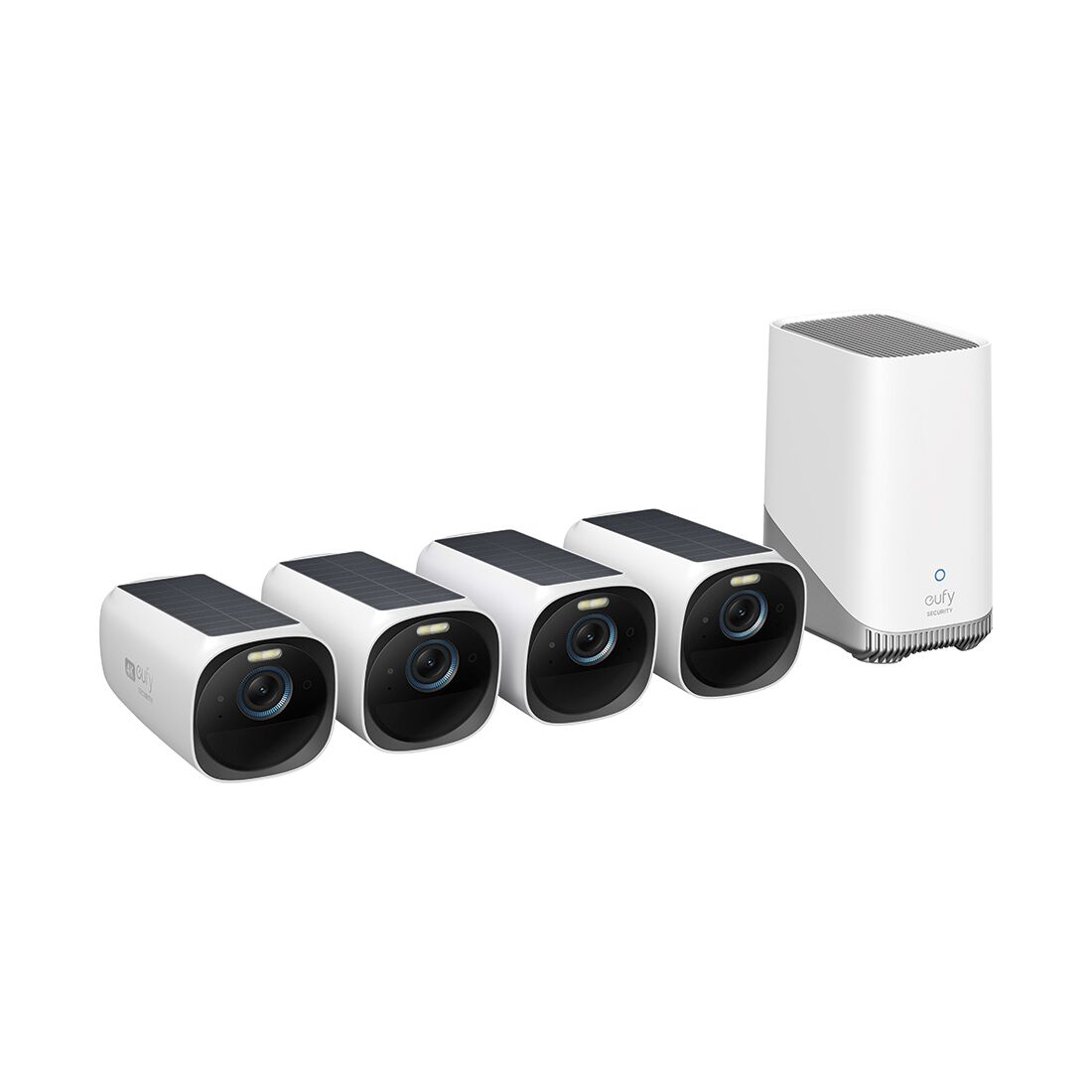 Eufy Security Eufycam 3 (S330) 4 Pack Plus Homebase 3 - T8873TW1, , scaau_hi-res