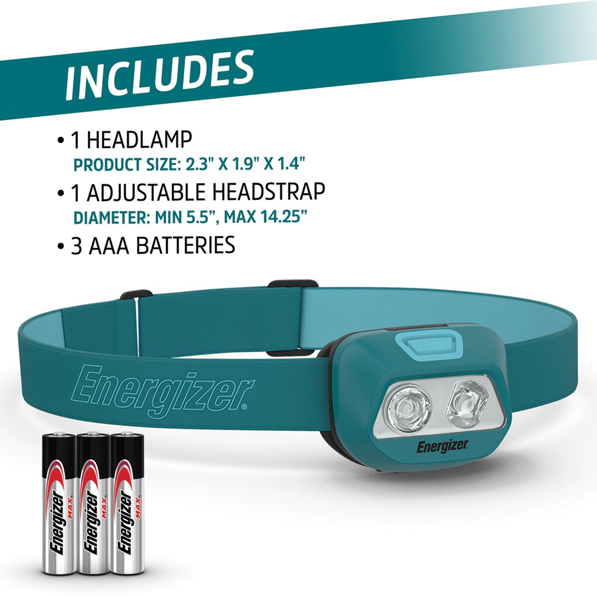 Energizer HDL10 250L Headlamp, , scaau_hi-res
