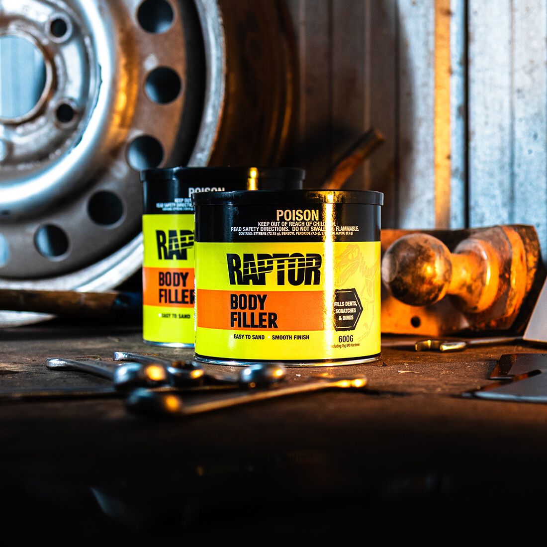 Raptor Lightweight Body Filler 1KG, , scaau_hi-res