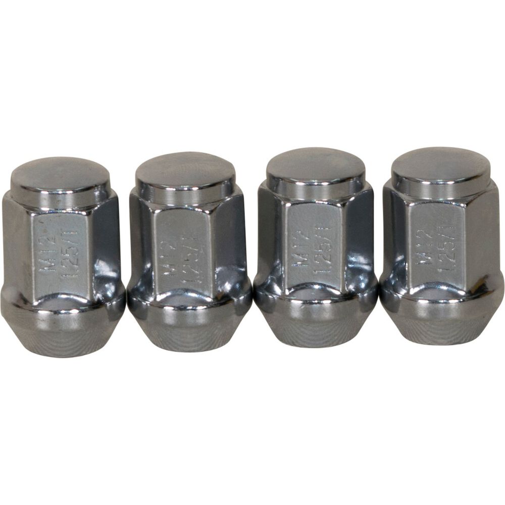 Calibre Wheel Nuts, Tapered, Chrome SN12125, 12mm x 1.25mm