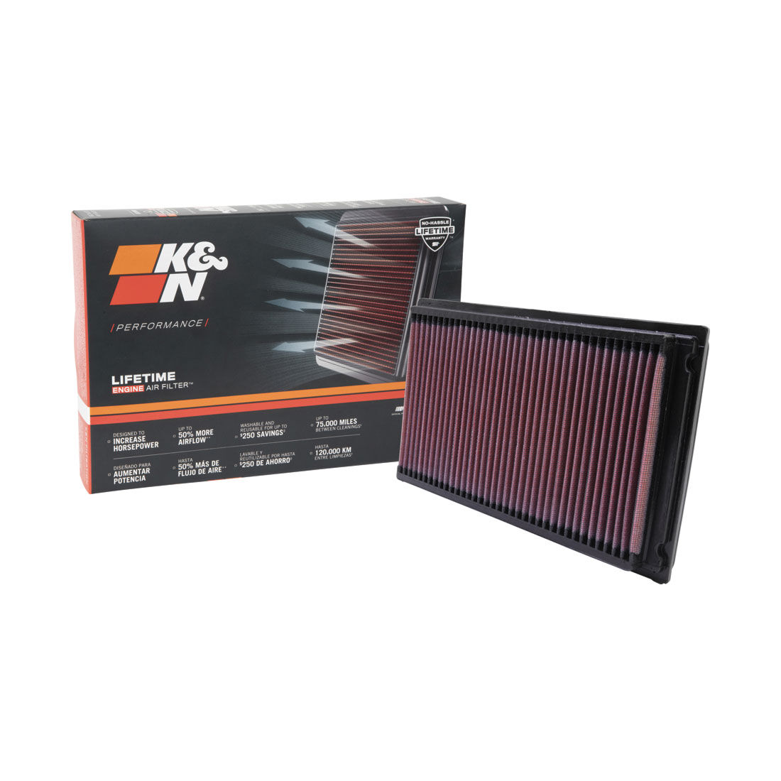 K&N Air Filter - 33-2031-2 (Interchangeable with A360), , scaau_hi-res