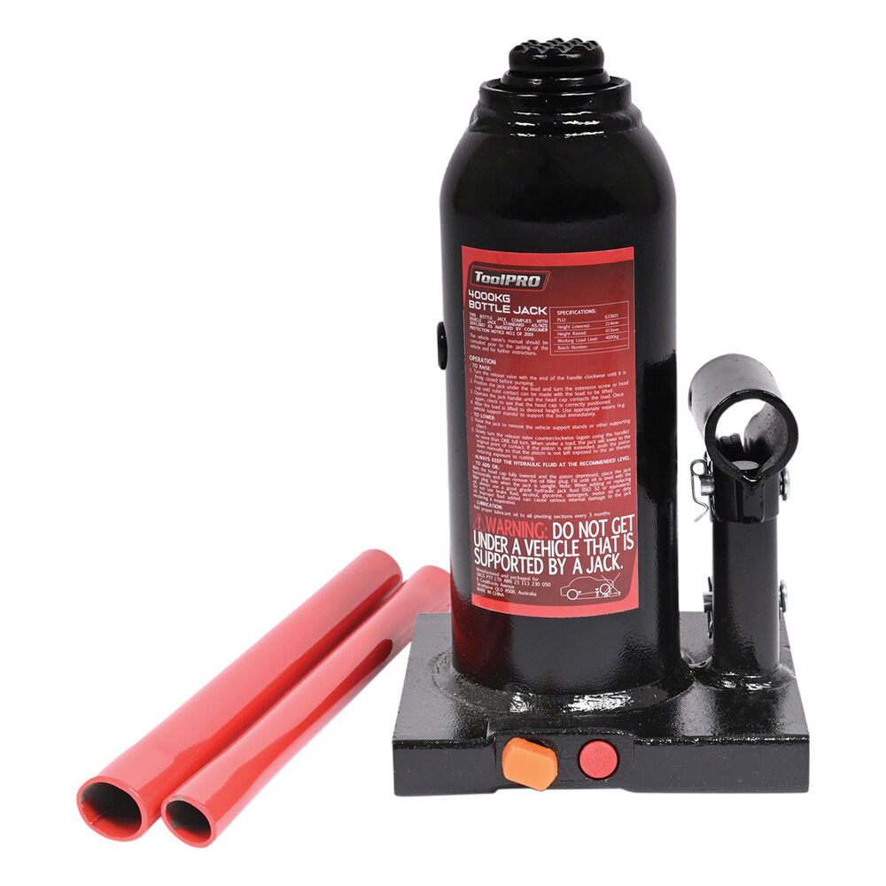 ToolPRO Hydraulic Bottle Jack 4000kg Supercheap Auto