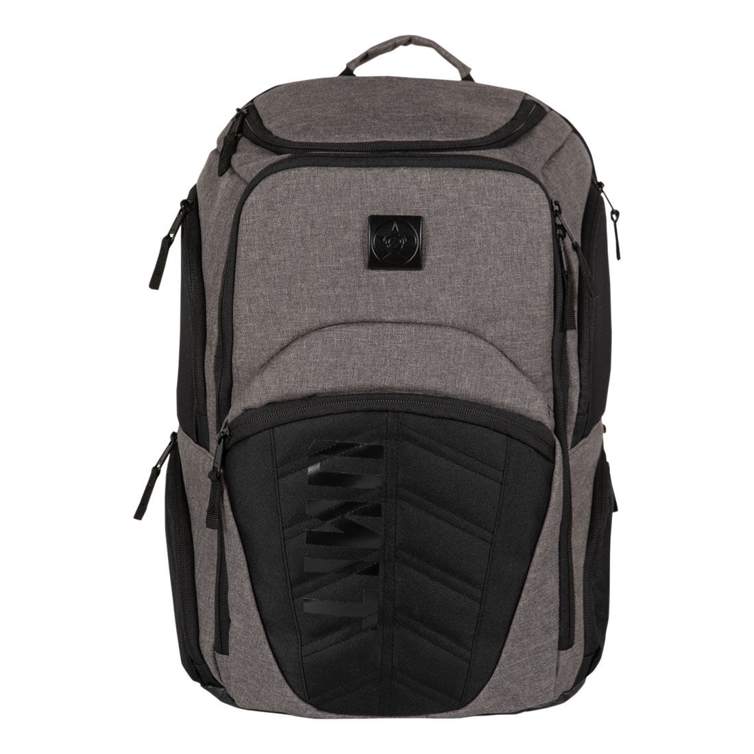 Grey and black backpack online