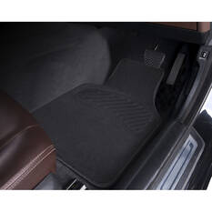 SCA Luxury Carpet Car Floor Mats - Set of 4, Black, , scaau_hi-res