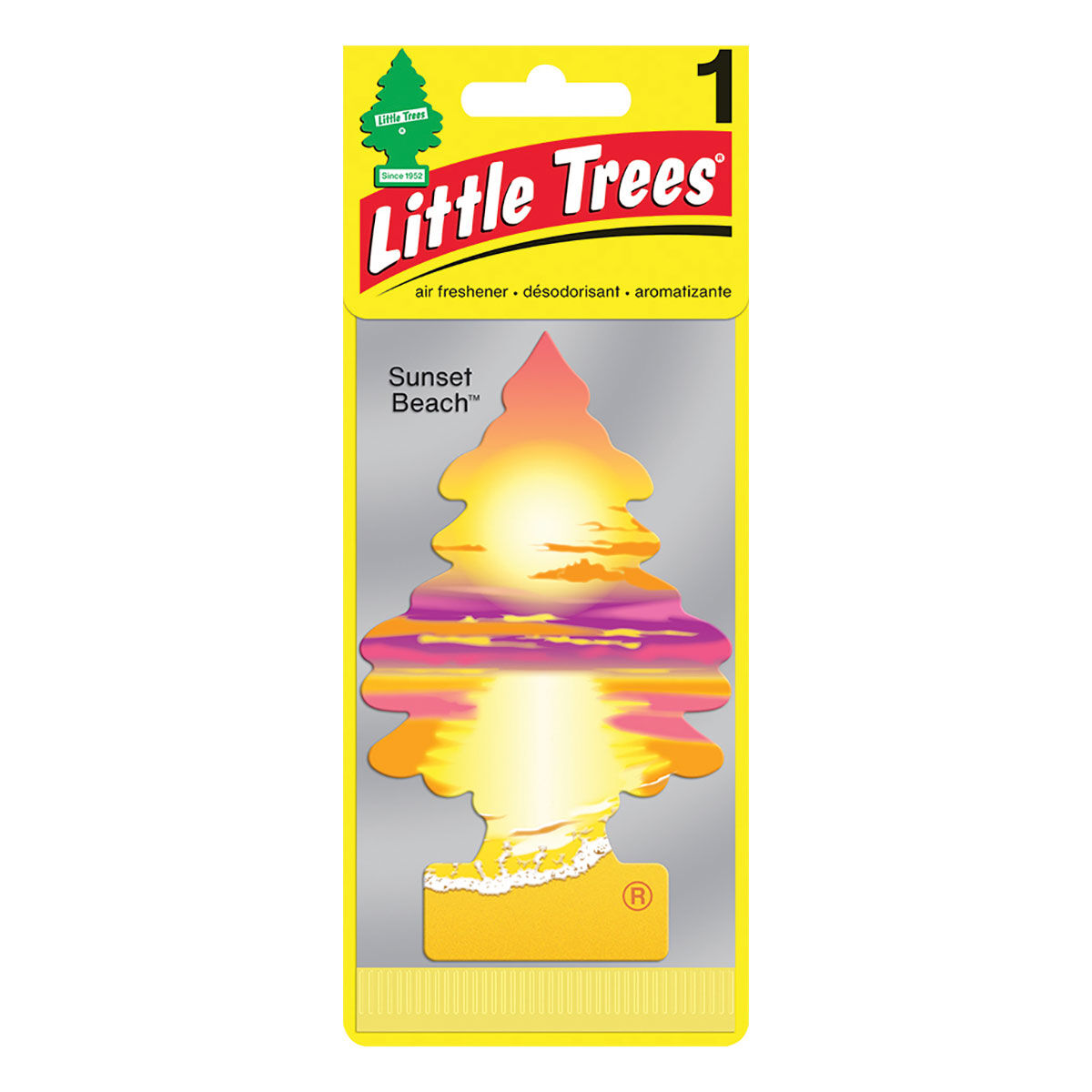 Little Trees Air Freshener - Sunset Beach 1 Pack, , scaau_hi-res