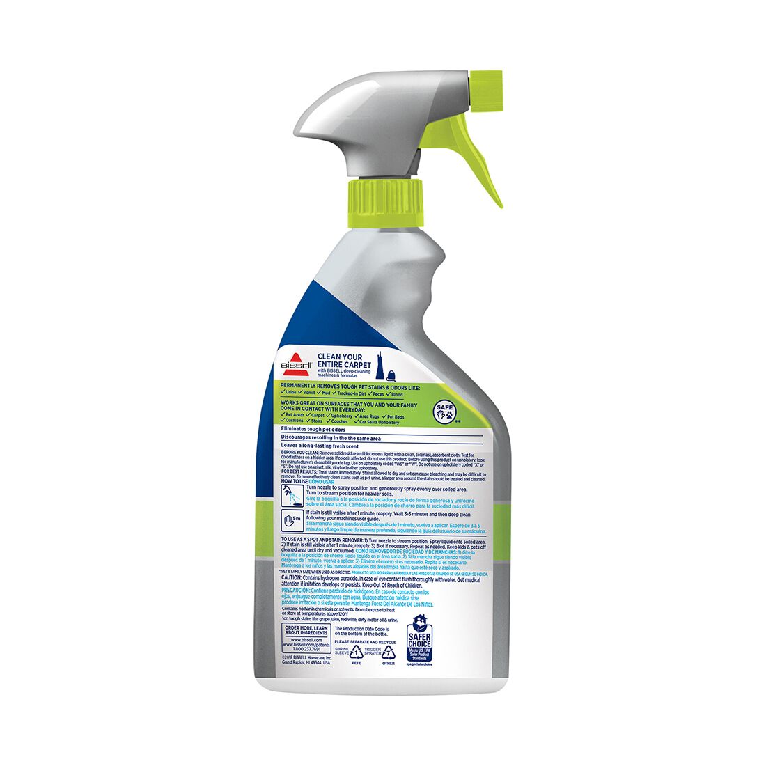 Bissell Pet Pro Oxy Stain Destroyer Spray - 650ml, , scaau_hi-res