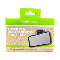 Cabin Crew Interior Mirror with Suction Base 11x4.6cm, , scaau_hi-res