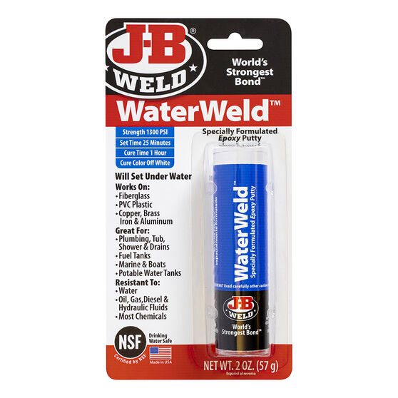 JB Weld WaterWeld Epoxy Putty 57g 8277, , scaau_hi-res
