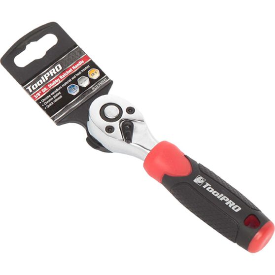 ToolPRO Ratchet Handle Stubby 3/8" Drive Supercheap Auto