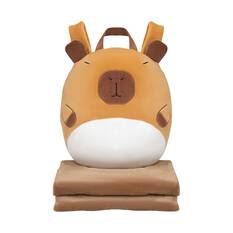 Cabin Crew Kids Capybara 3-in-1 Backpack/Pillow/Blanket, , scaau_hi-res