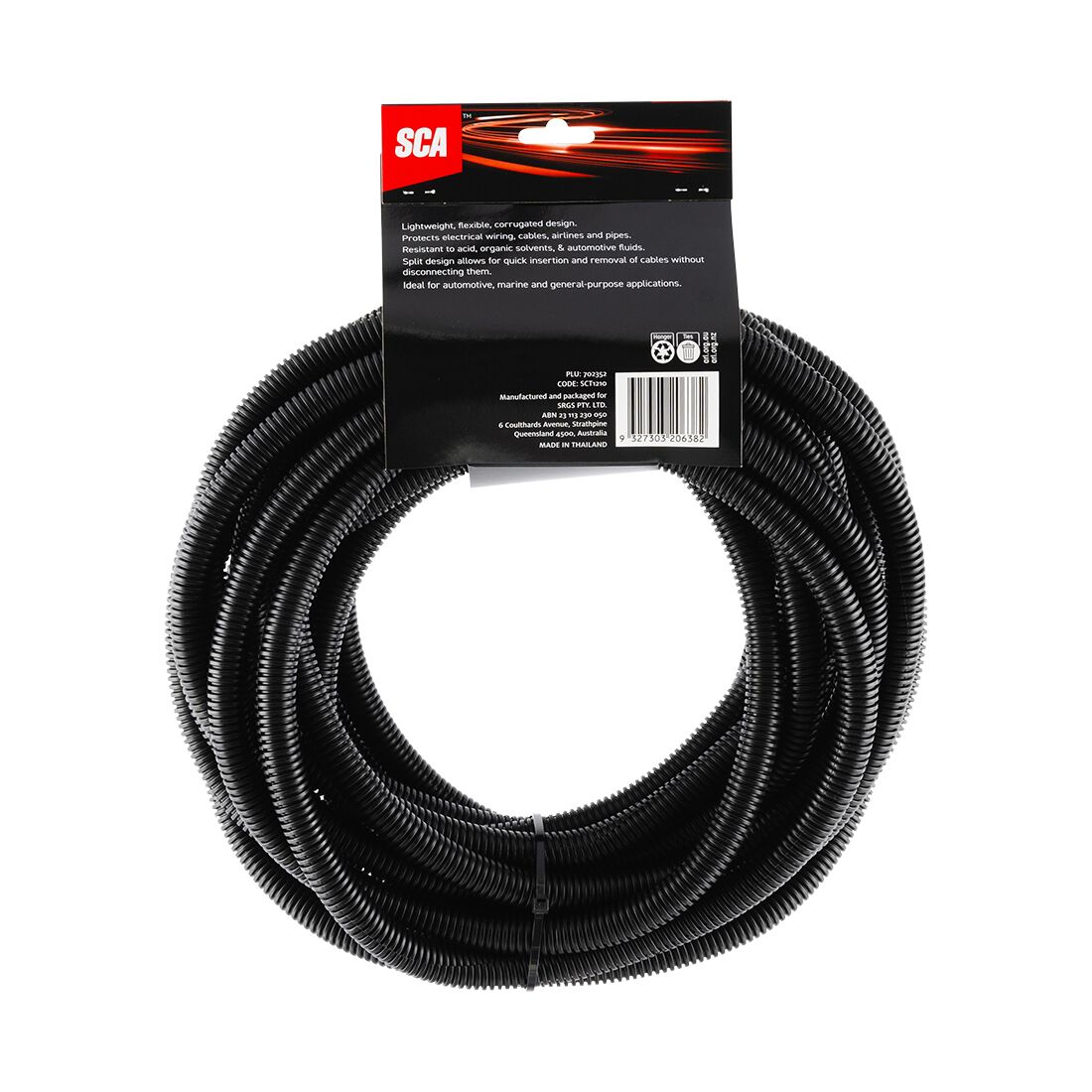 SCA Corrugated Split Tubing - 12mm x 10m, , scaau_hi-res