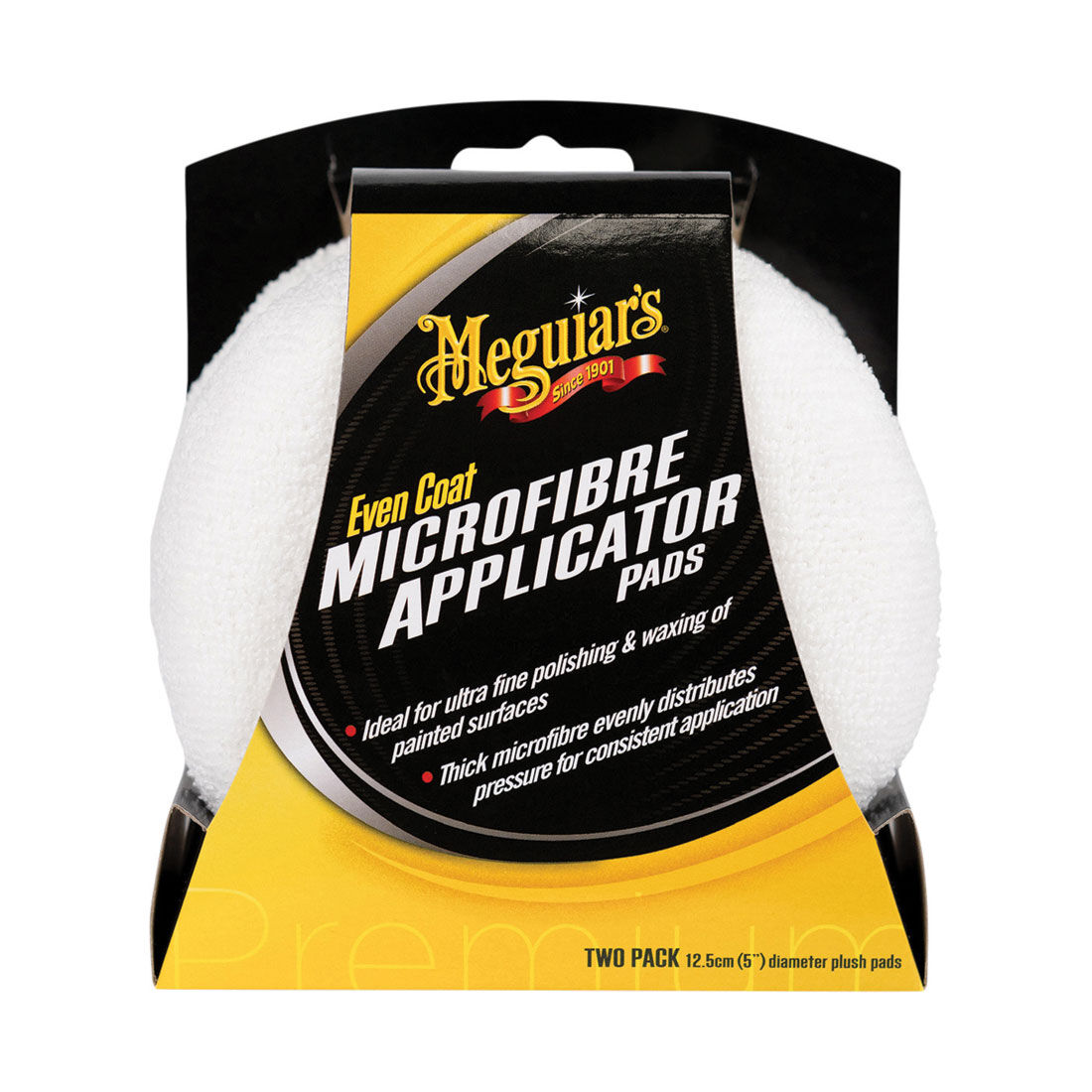 Meguiar's Even Coat Microfibre Applicator Pads 2 Pack, , scaau_hi-res