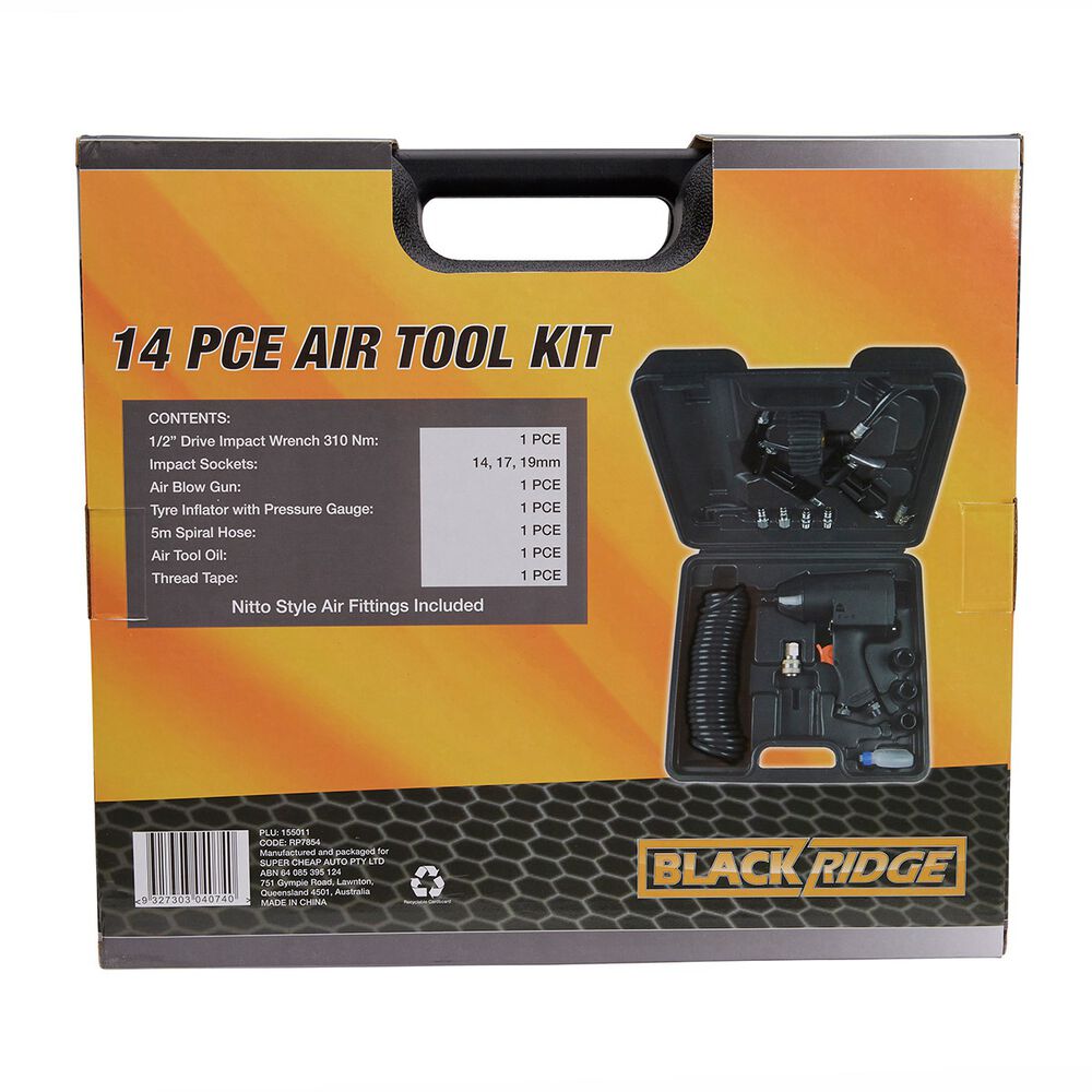 Blackridge Air Tool Kit 14 Piece Supercheap Auto