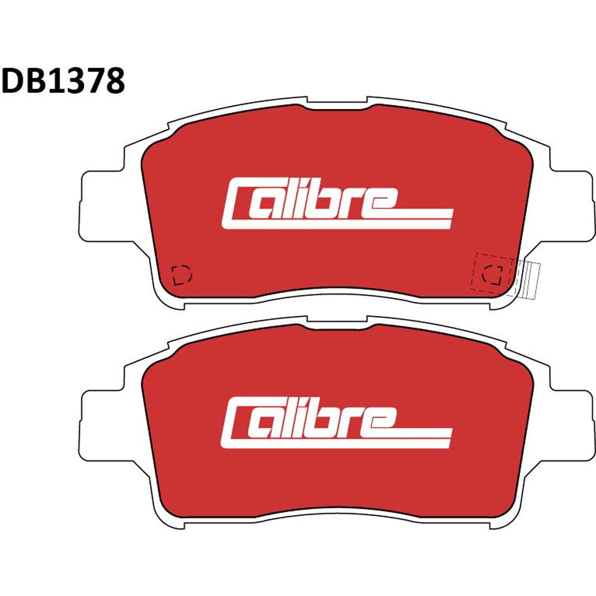 Calibre Disc Brake Pads DB1378CAL, , scaau_hi-res