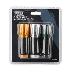 Ridge Ryder Aluminium 9 LED Torch 3pk, , scaau_hi-res