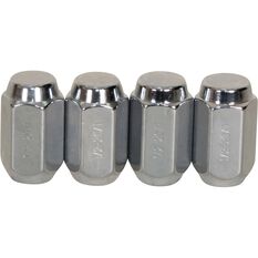 Calibre Wheel Nuts , Tapered, Chrome, For Ford Falcon BA-BF-FG - SN12FG, 1 / 2 inch, , scaau_hi-res