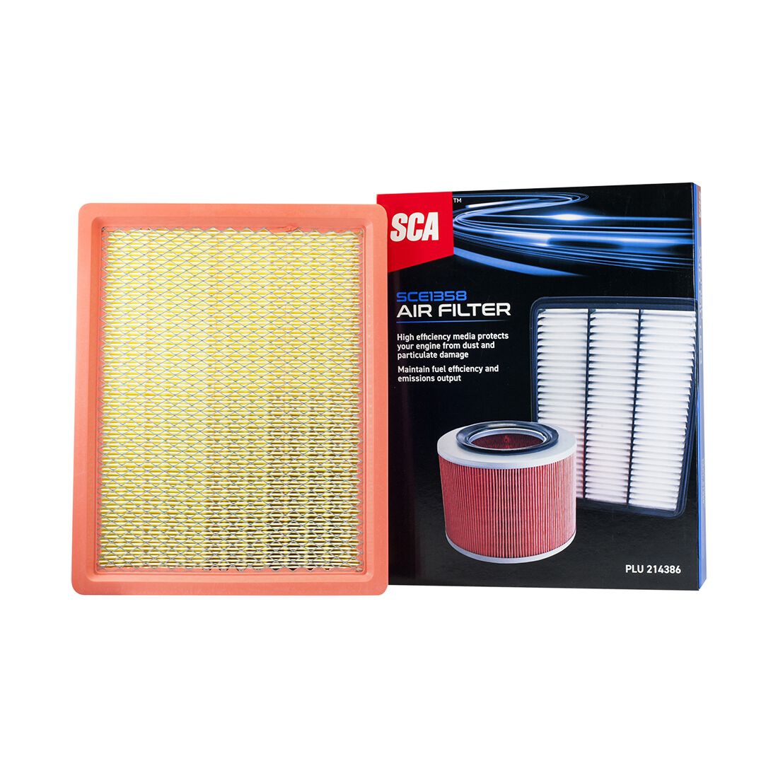 SCA Air Filter SCE1358 (Interchangeable with A1358), , scaau_hi-res