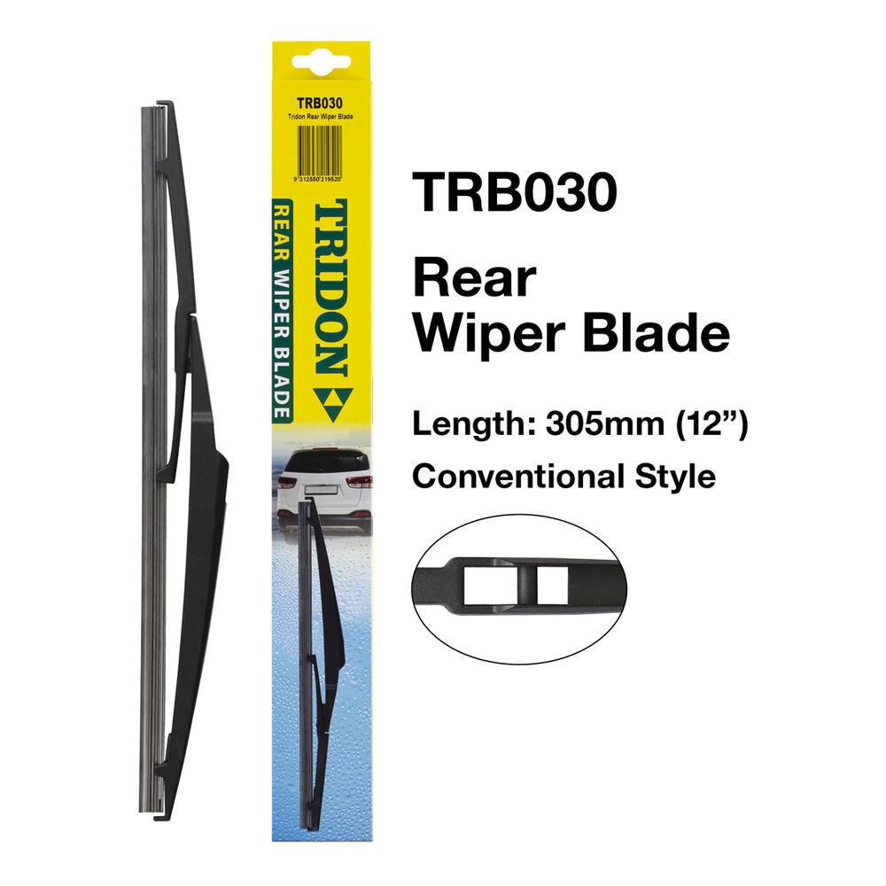 Tridon Rear Wiper Blade 305mm (12") Single TRB030 Supercheap Auto