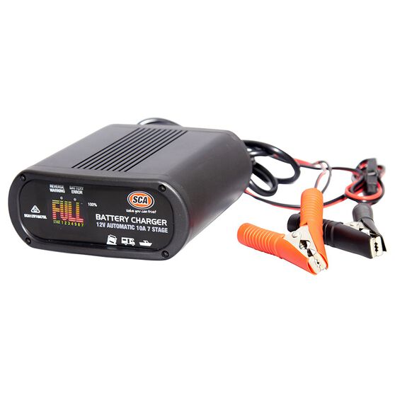 SCA 12V 10 Amp 7 Stage Battery Charger Supercheap Auto