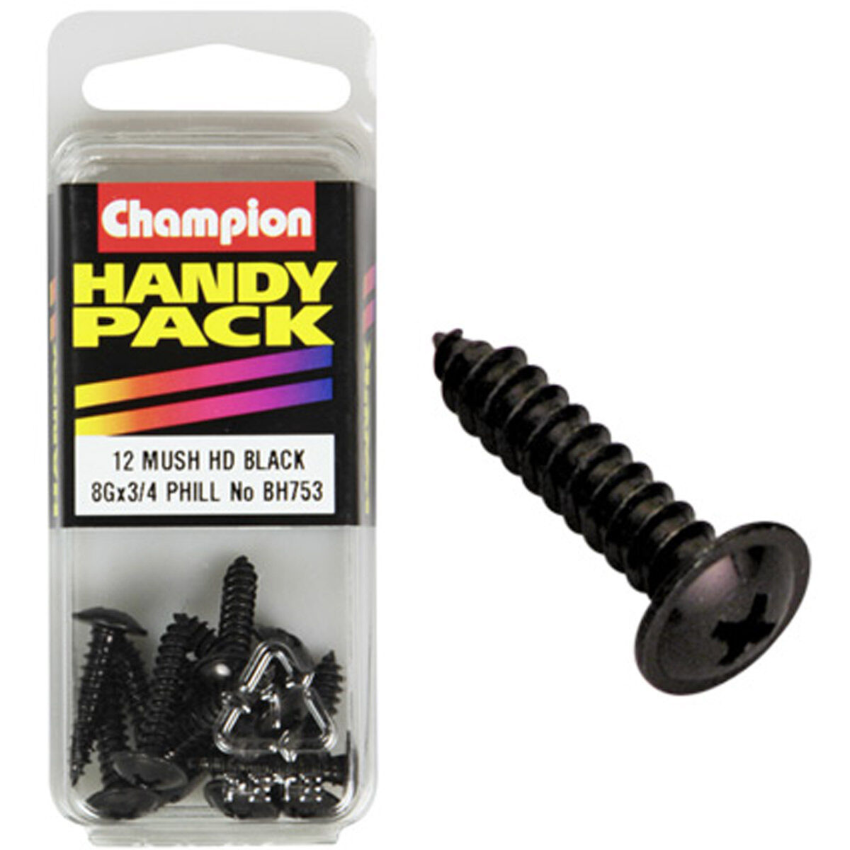 Champion Handy Pack Self-Tapping Screws BH753, 8G x 3/4", , scaau_hi-res