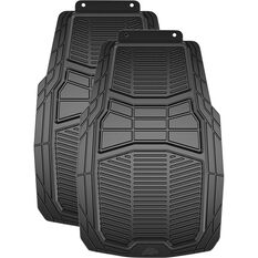 Armor All Heavy Duty Floor Mats Black Front Pair, , scaau_hi-res