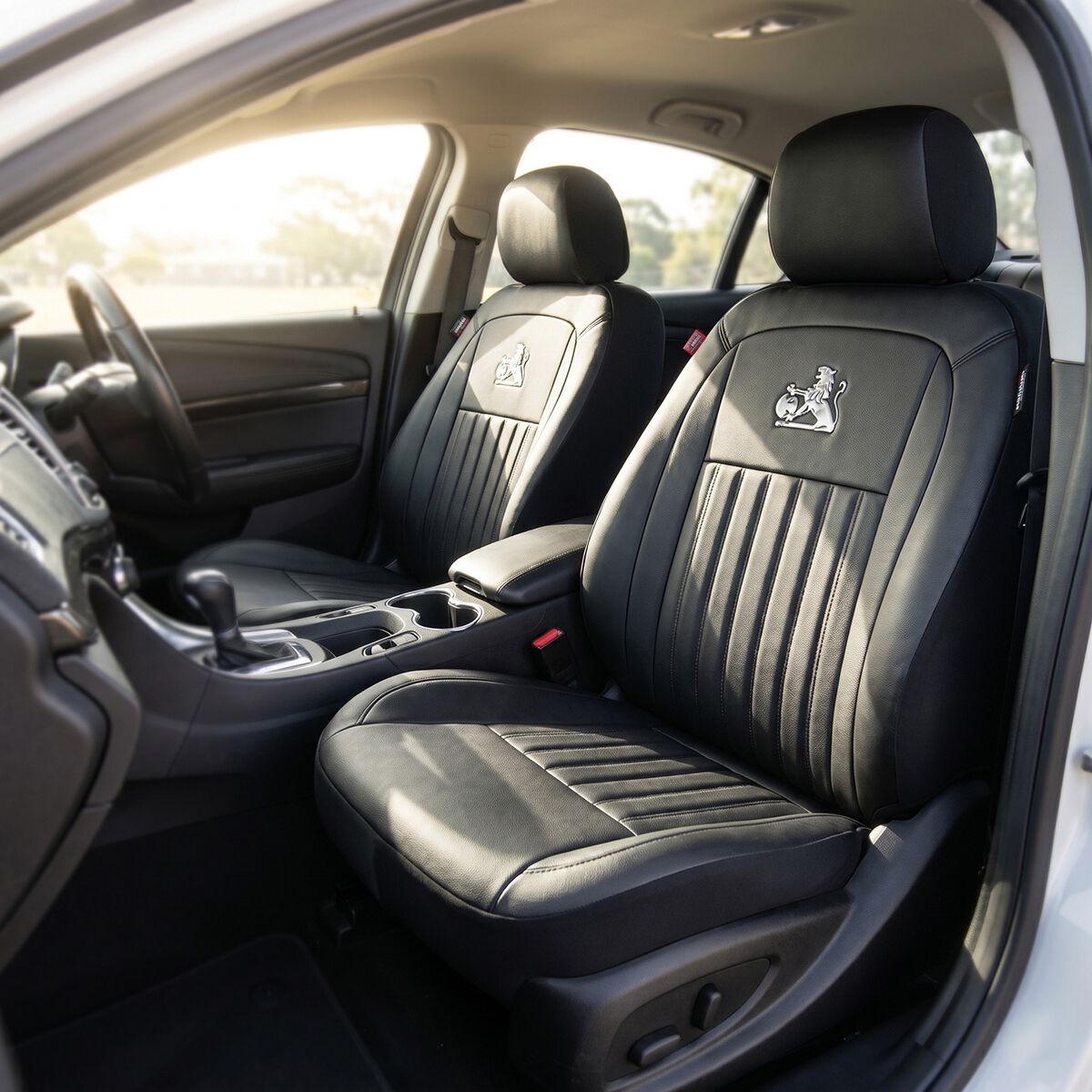 Holden Heritage 2-piece Torana Front Seat Covers - Black, , scaau_hi-res